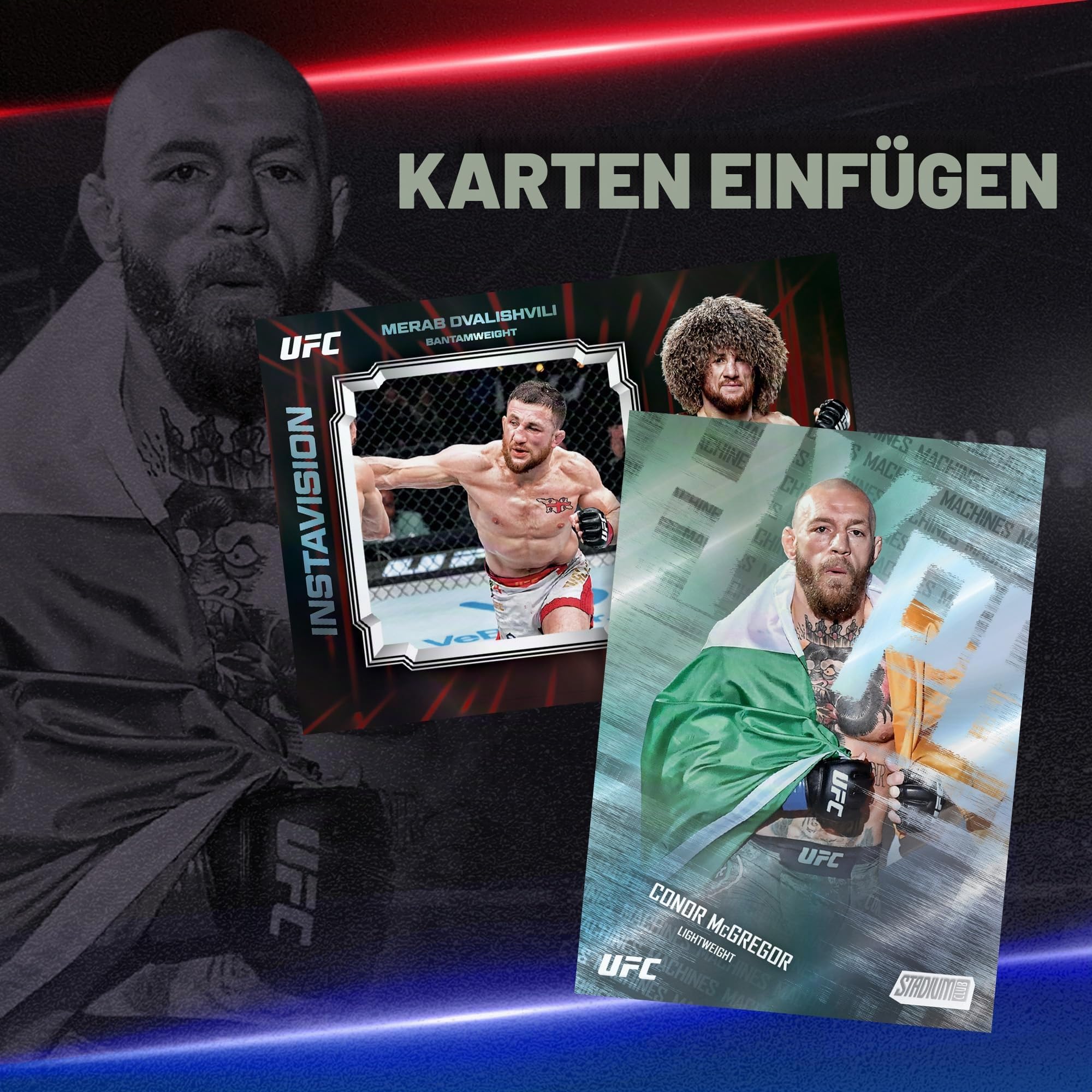 2025 Topps Stadion Club, UFC, werksseitig versiegelt, Mega-Box