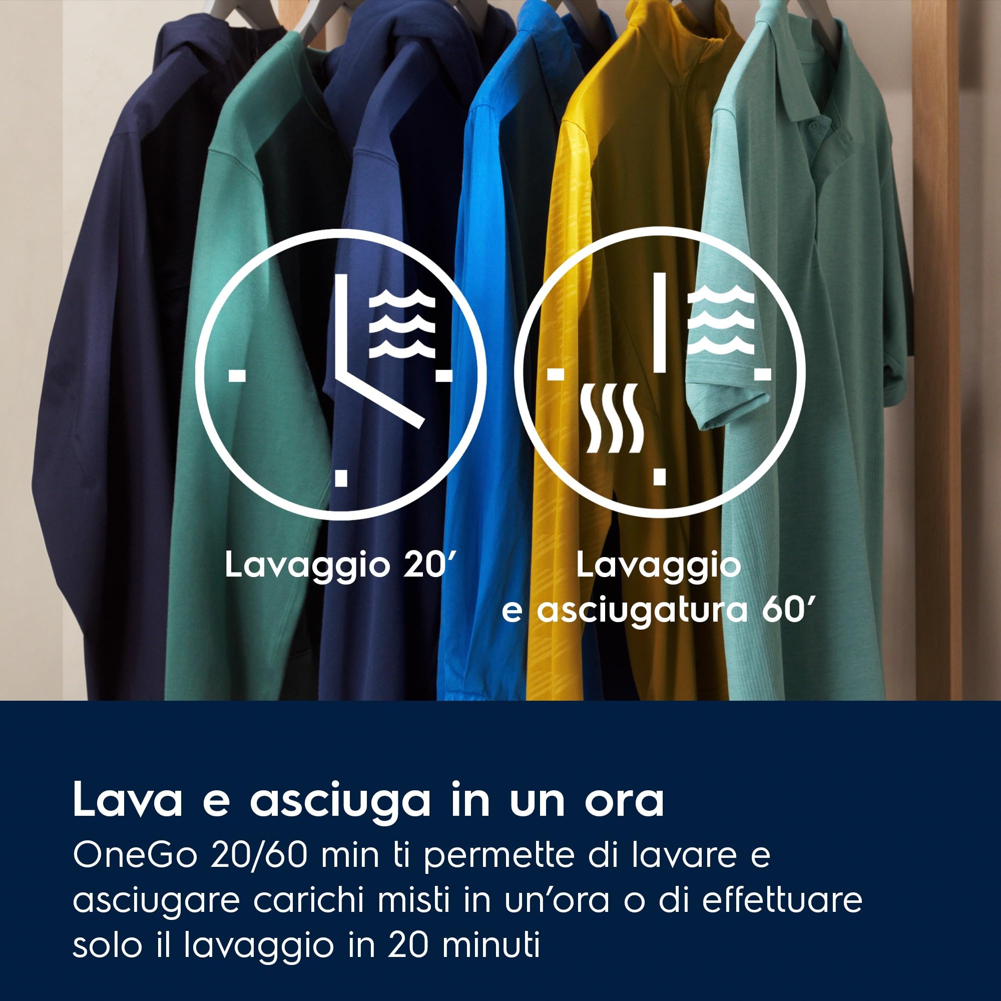 Electrolux EW7W2106G Lavasciuga DualCare 700 con Tecnologia SensiCare+, 10 kg Lavaggio e 6 kg Asciugatura, 1551 Giri al Minuto, Lavaggio Rapido e Cesto CareDrum, 847x597x636 mm, Classe D, Bianco