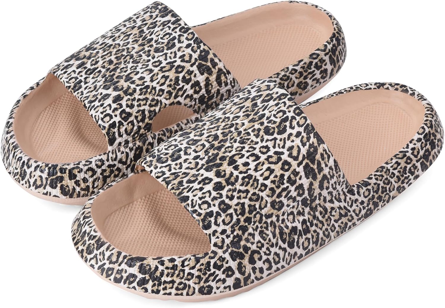 Pillow Slippers for Women and Men Non-Slip Shower Slides Shoes Comfort Cloud House Sandals Thick Sole Indoor Outdoor