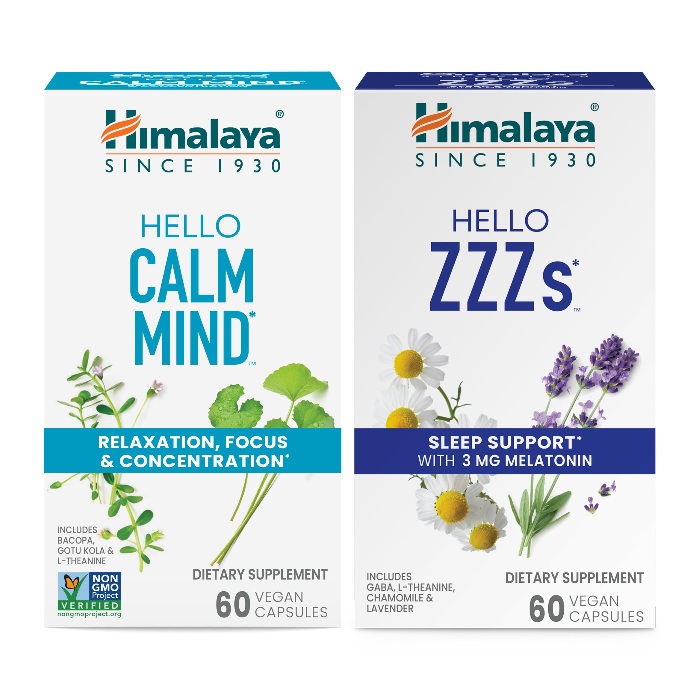 Amazon.com: Himalaya Hello Calm Mind with Bacopa for Relaxation