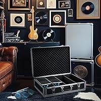 Trintion CD Storage Case - Holds 120 CDs, Portable Aluminium Media