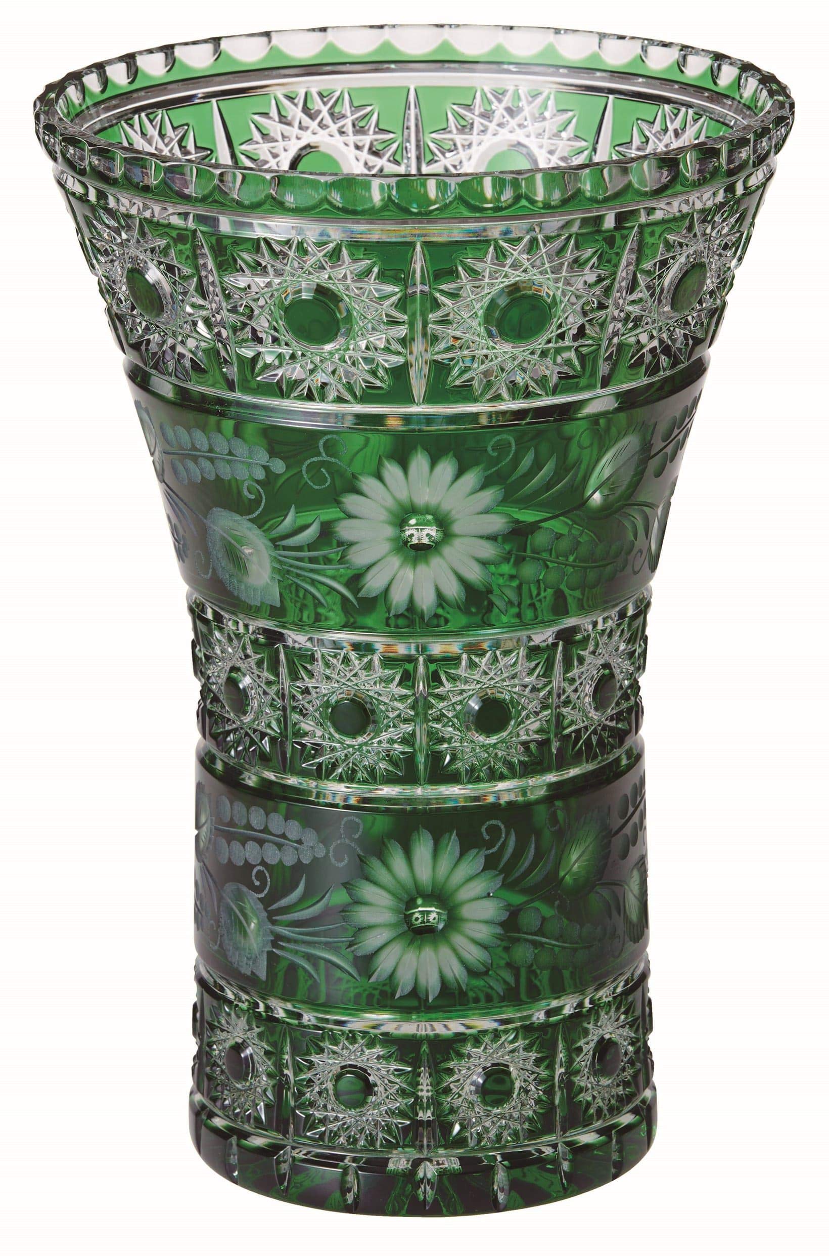 Amazon｜エルベクリスタル(Elbe Crystal) 花瓶「マドライン 