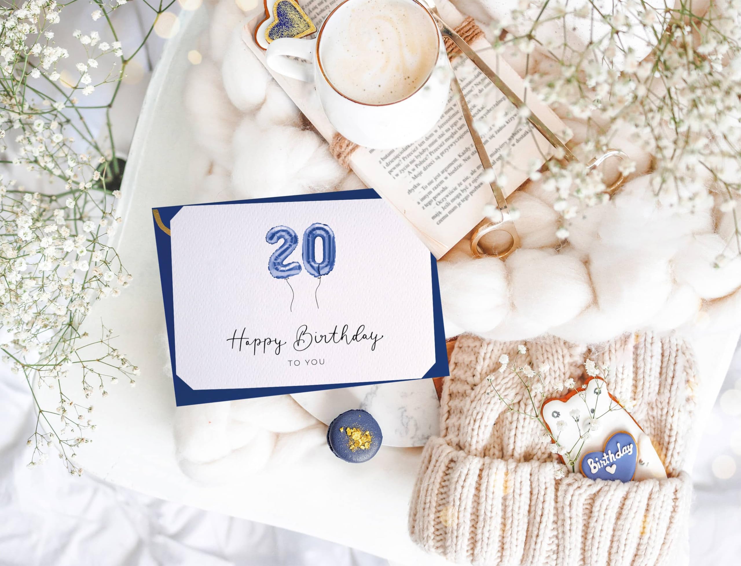 60 PCS CARTES De Joyeux Anniversaire D'anniversaire Remerciements