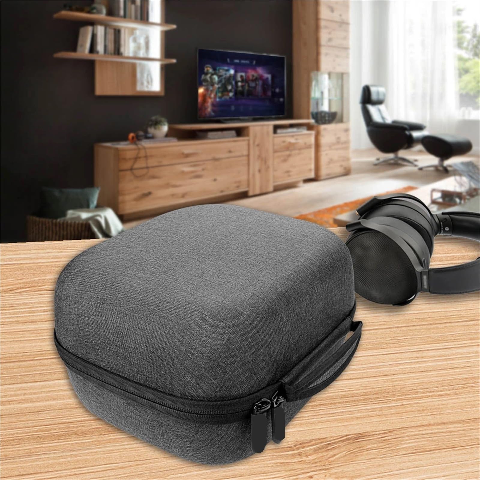 Custodia for Cuffie for Cuffie Over-Ear di Grandi Dimensioni Custodia Rigida da Viaggio for Cuffie