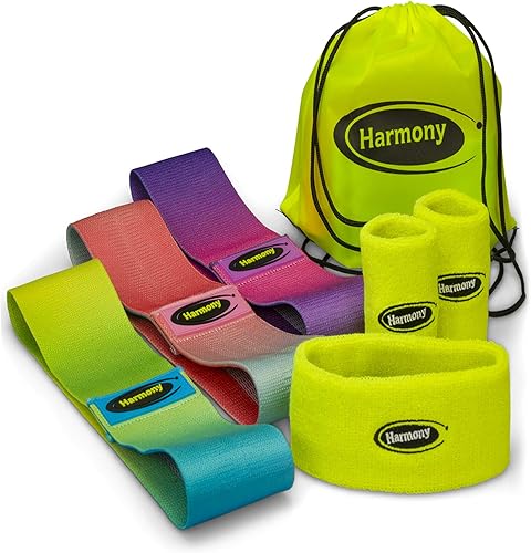 Miniatura 5 de Bandas de resistencia de tela antideslizantes para cadera, glúteos, glúteos y piernas, bucle de entrenamiento de 3 niveles para ejercicio, fitness,