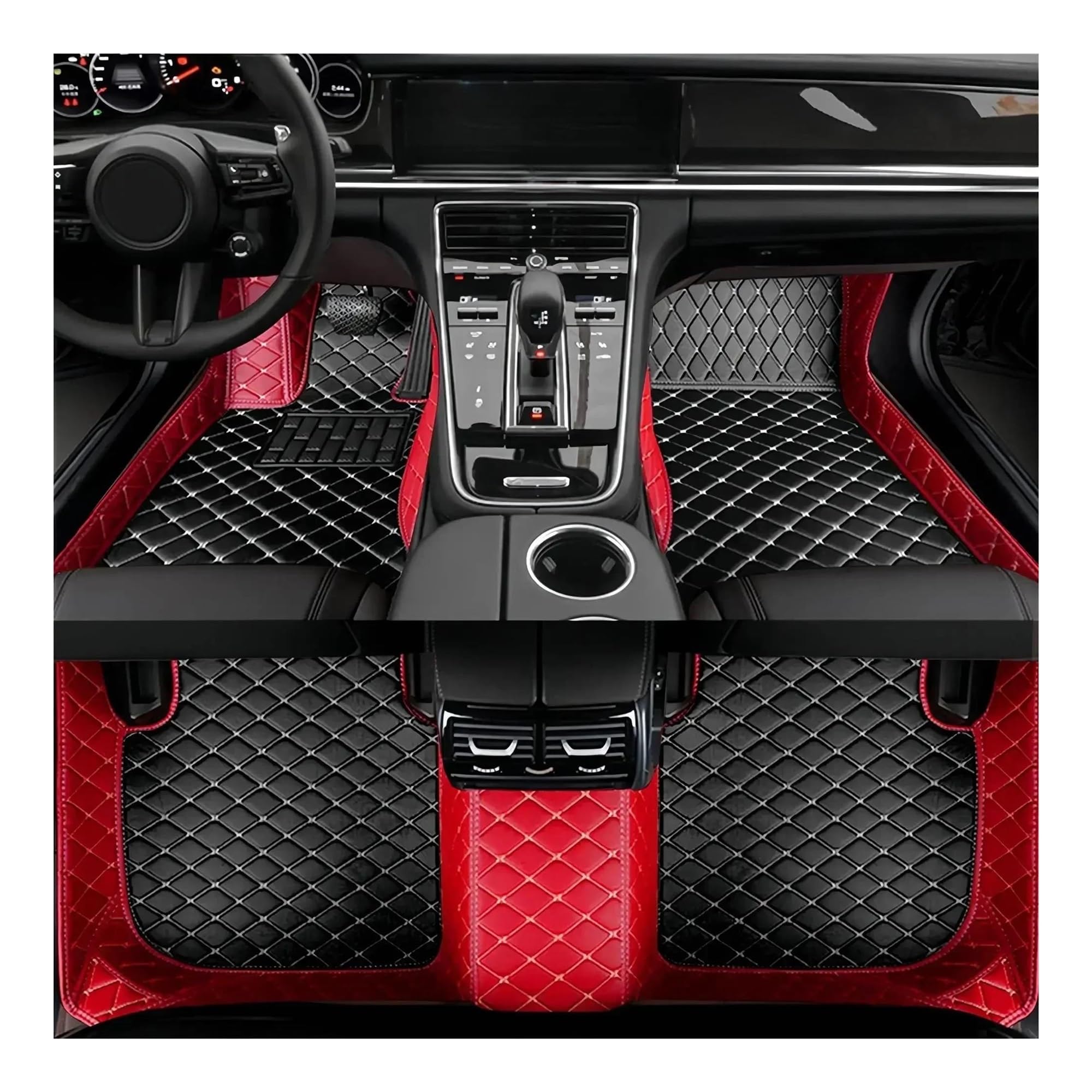 Tapis de sol voiture en cuir étanche pour les trajets pluvieux en Mini One 5 places
