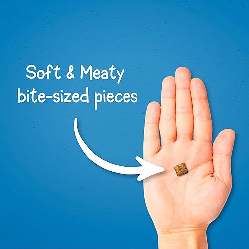 Miniatura 2 de Purina Puppy Chow Healthy Start Paquete variado, 1 bolsa de golosinas de entrenamiento de salmón real (24 onzas), 1 caja de latas de comida húmeda