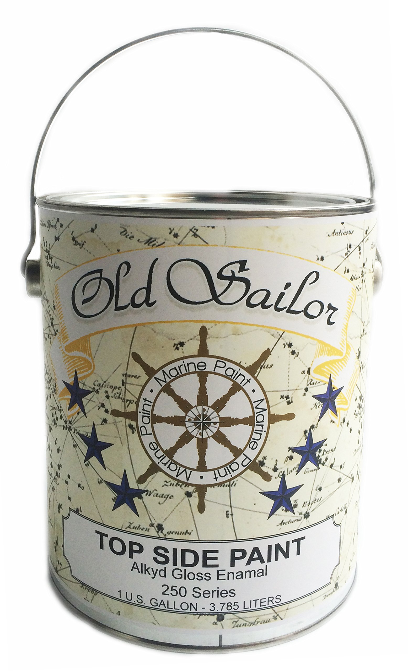 Daly's Old Sailor Alkyd Gloss Enamel Marine and Industrial Paint, Windermere White, 1 Gallon