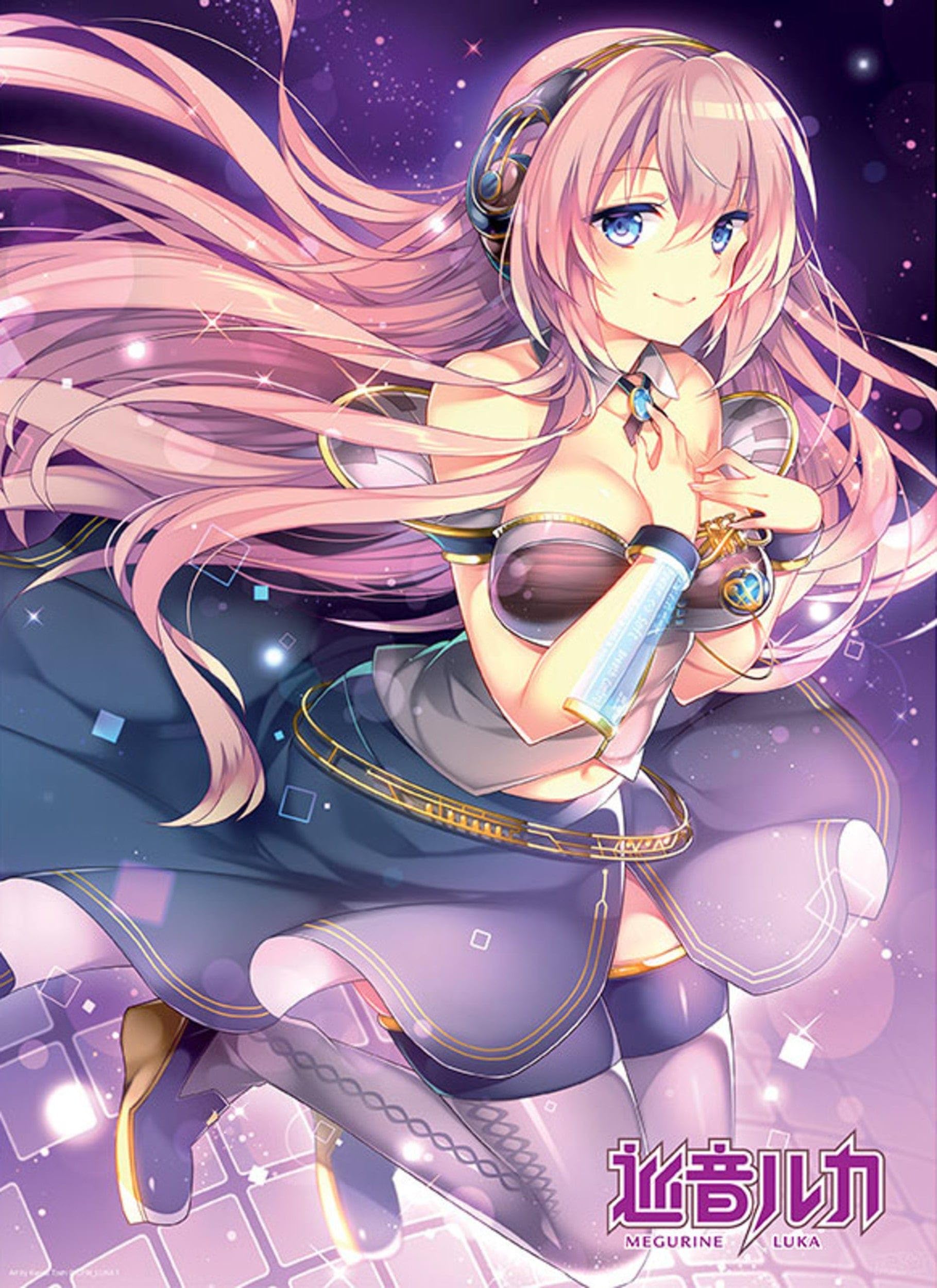 Gb Eye Multi-Coloured Poster Hatsune Miku Luka 38X52cm 38Cm