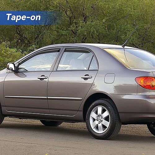 Miniatura 820 de Visores protectores de lluvia para ventana, deflectores de viento de canal exterior