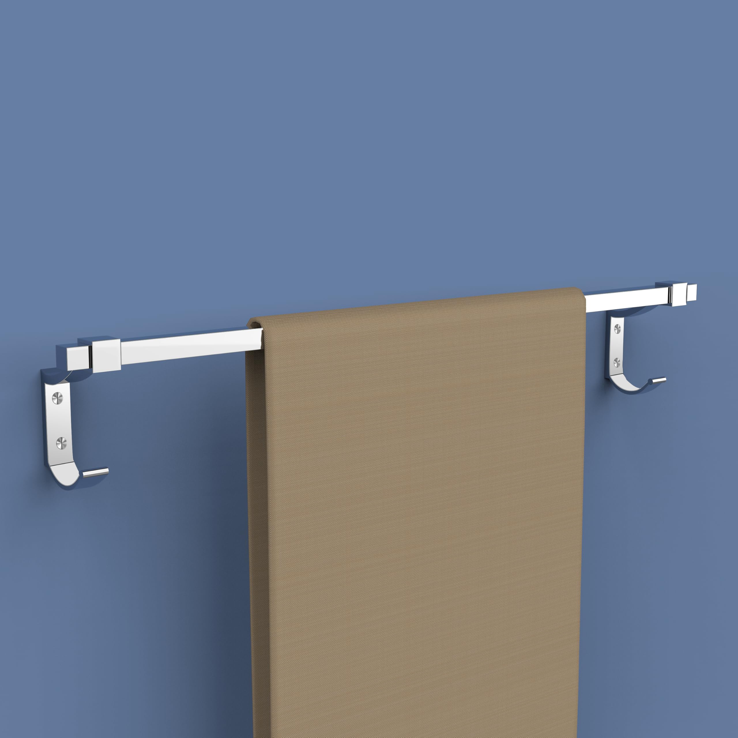 Plantex Stainless Steel Towel Hanger for Bathroom/Towel Rod/Bar/Bathroom Accessories (18 Inch-Chrome - 1005) (B07WVWST6T) Amazon Price History, Amazon Price Tracker