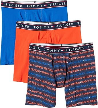 Tommy Hilfiger Mens Cotton Stretch 3-Pack Boxer Brief