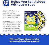 Vista 4 de NATPAT BuzzPatch (60 calcomanías de mosquitos) MagicPatch (32 parches de alivio de Itcah) y SleepyPatch (24 calcomanías para promover el sueño), sin