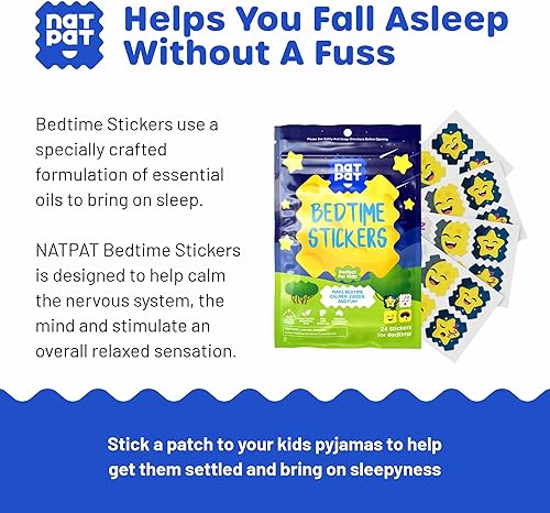 Miniatura 4 de NATPAT BuzzPatch (60 calcomanías de mosquitos) MagicPatch (32 parches de alivio de Itcah) y SleepyPatch (24 calcomanías para promover el sueño), sin