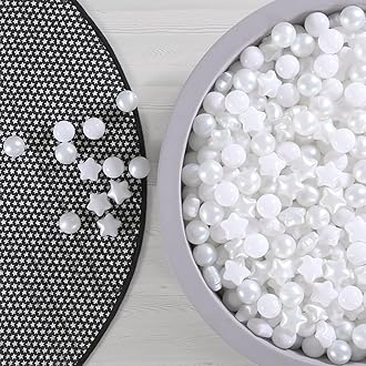 GOGOSO Ball Pit Balls for Toddler,Plastics Balls for Kids1 2 3 4 5 6 Baby Ballpit 50 100 200 300 400 500 1000