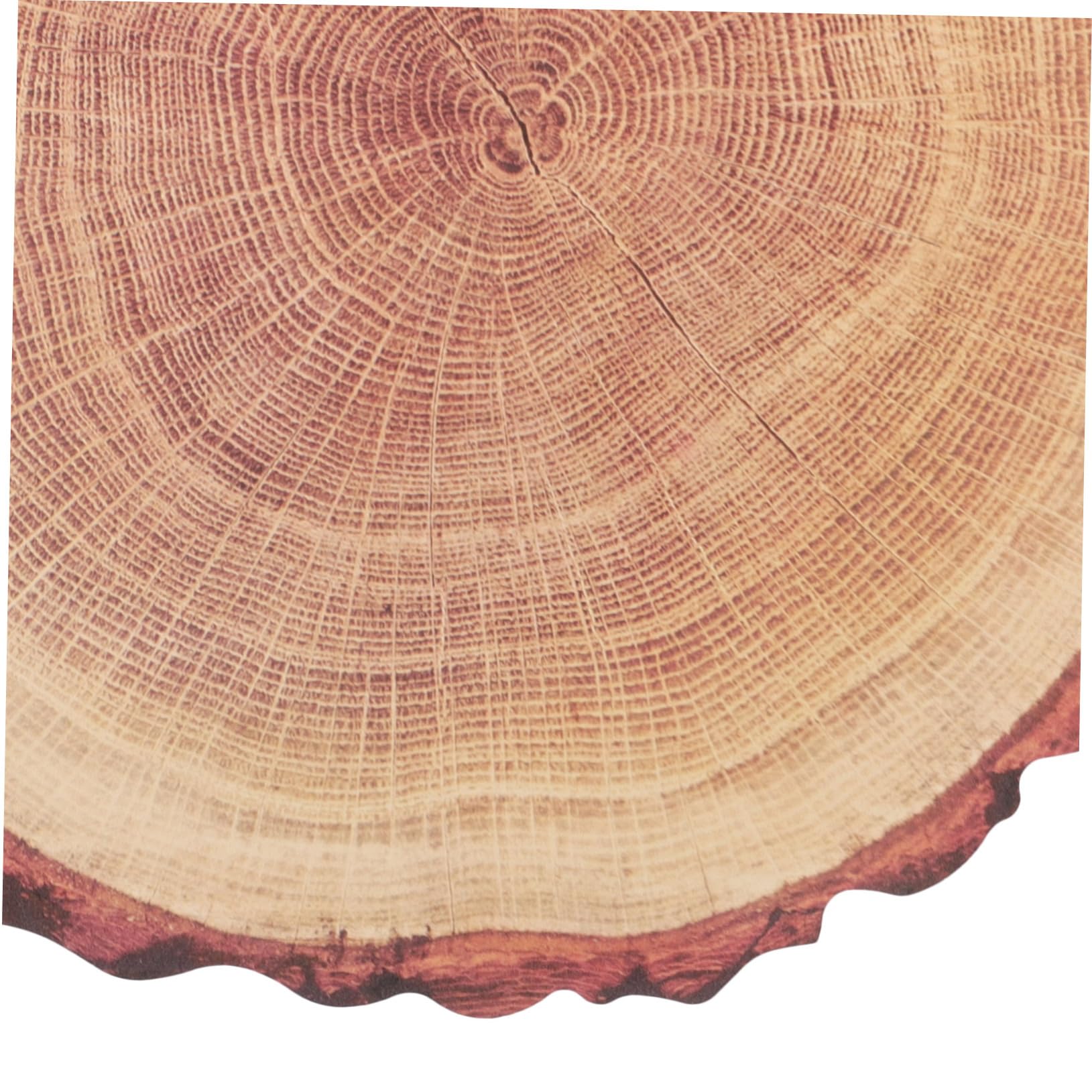 LABRIMP 4pcs Tree Stump Placemat Cup Coaster Tabletop Protection Table Mats for Dining Table Wooden Print Table Mat Home Cup Pads Coasters Wood Grain Pp Student Wooden Pieces