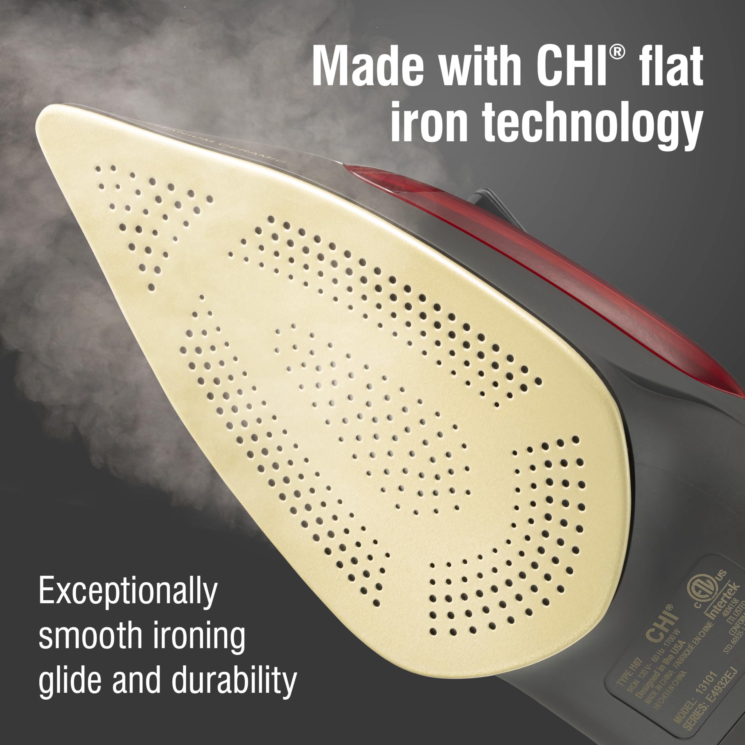 CHI Steam Iron - Wrinkle-Free Clothes -2 CHI Steam Iron - Wrinkle-Free Clothes -2