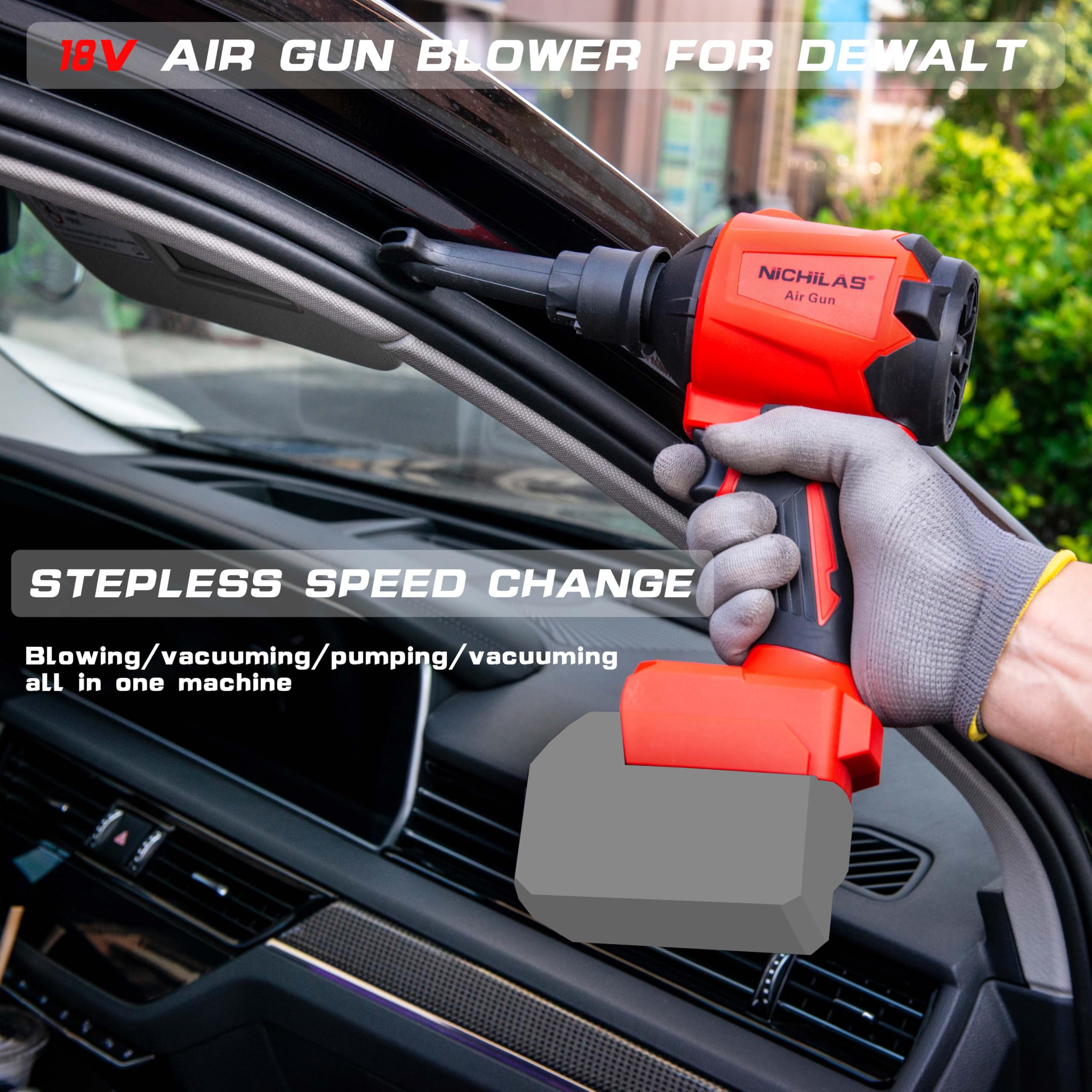 Aspirapolvere Mano Batteria, 29000pa Aspirapolvere Senza Wireless Air 235030022717 - Foto 9