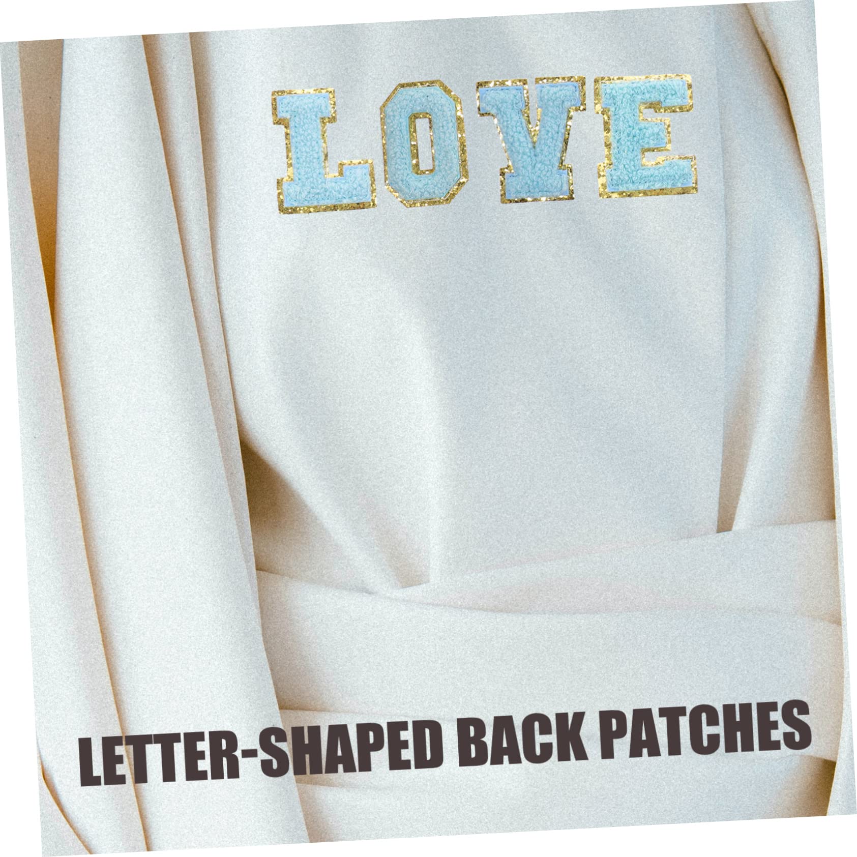 STOBOK 52pezzi Toppe Decorativa Ricamate Per Cucito Adesivi Multiuso Per Riparazione Abbigliamento Jeans Borse e Cappelli Di Patches Lettera