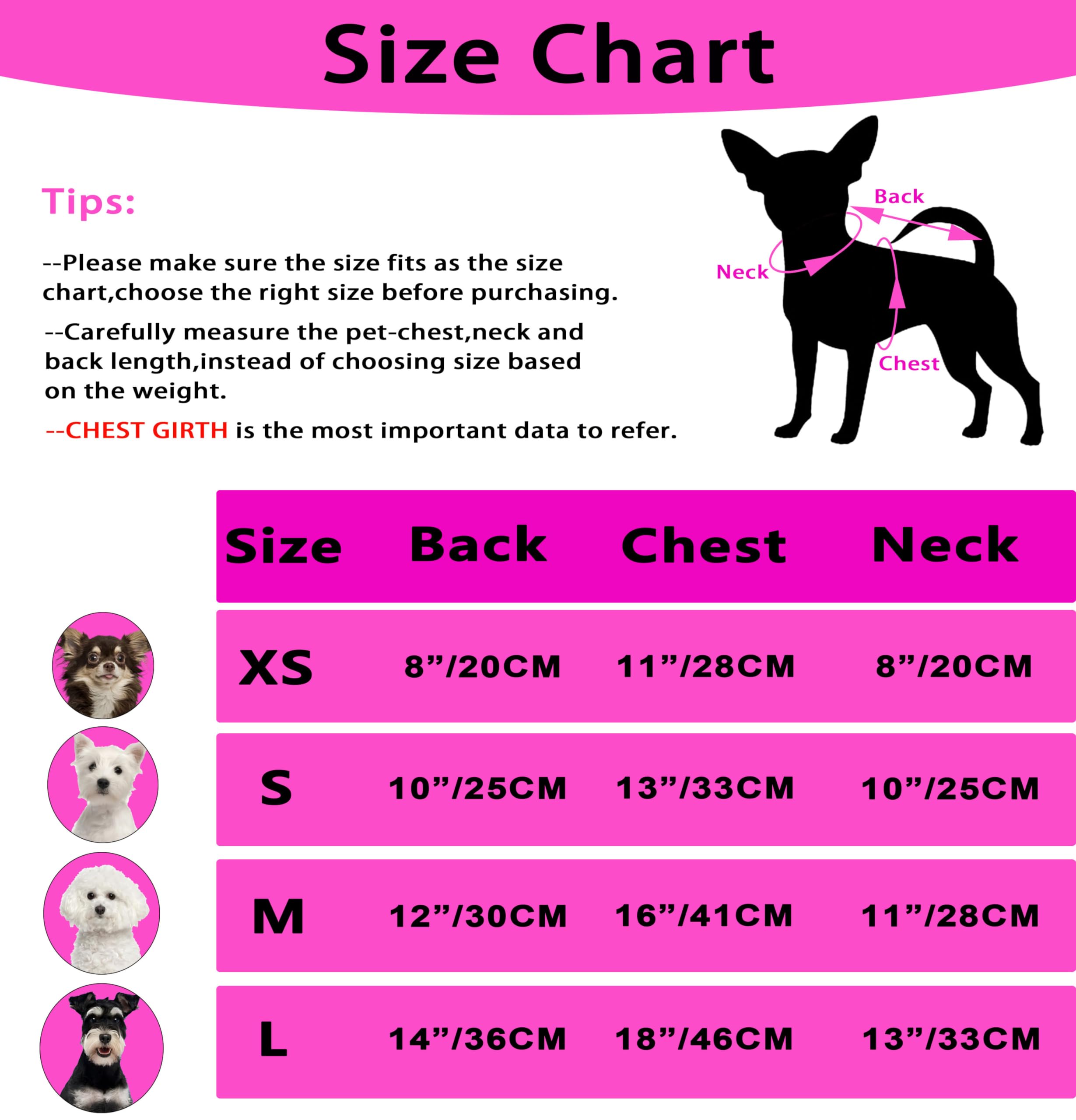 Pull pour chien de petite taille, pull tricoté chaud à col roulé – Vêtements pour chiots et petits chiens, vêtements pour l'automne et l'hiver (rose, taille S)
