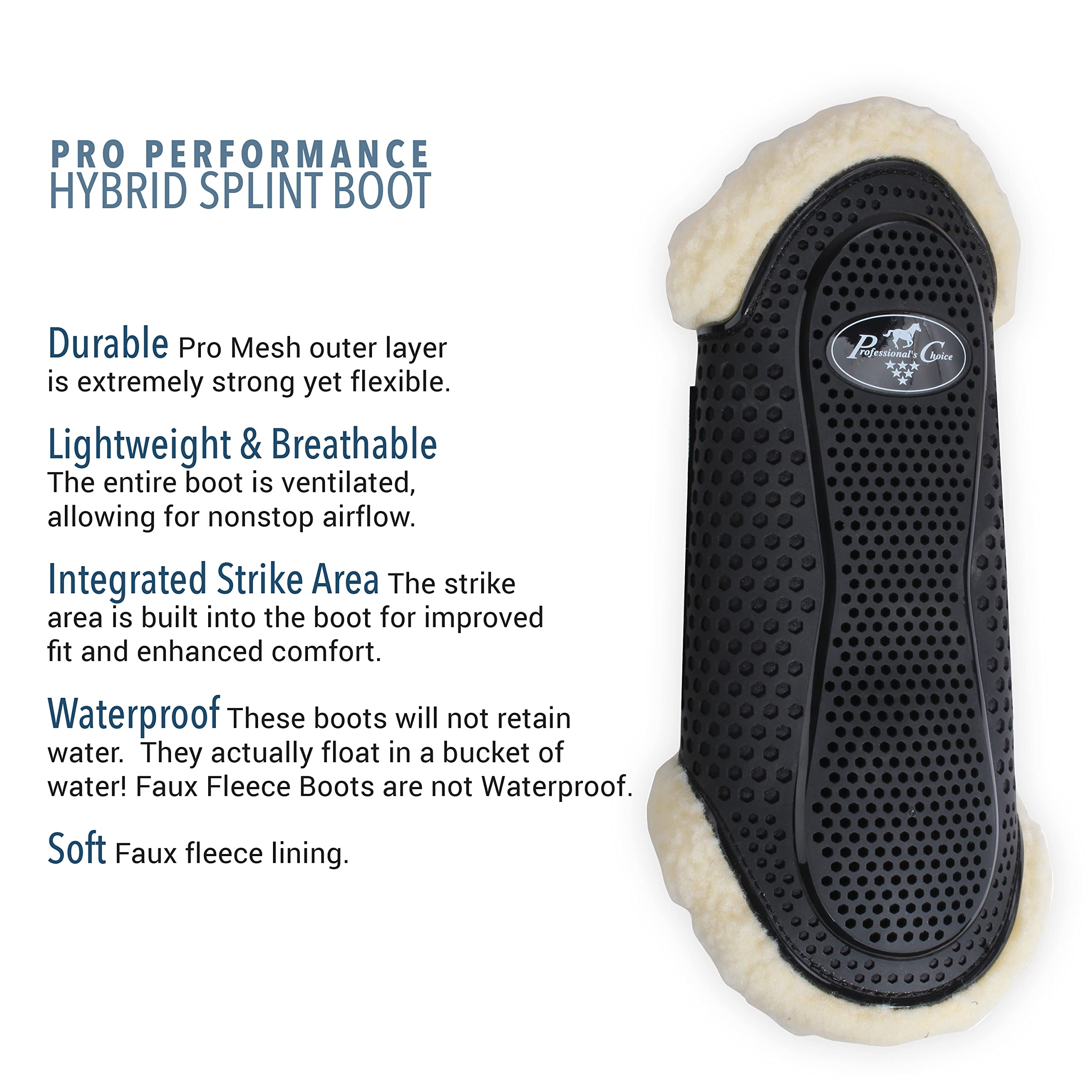 Professional's Choice Sports Medicine Products, INC. HYB Splint Bottes en polaire M BLA