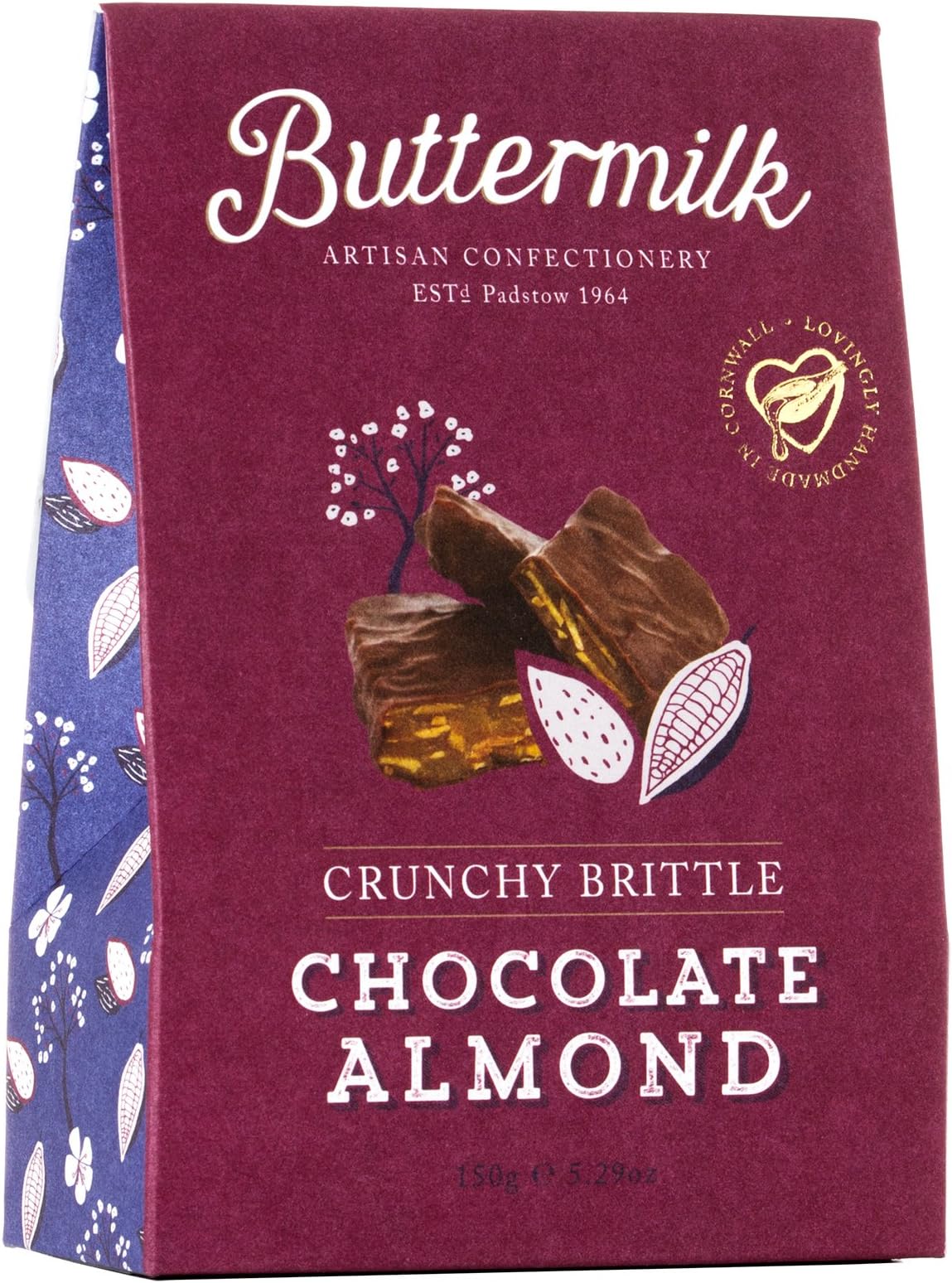 Buttermilk Chocolate Coated Almond Brittle 150g