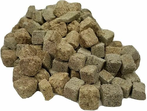 Aquatic Foods Inc. Mezcla de cubo liofilizado de camarones en salmuera y Tubifex, para peces marinos, peces tropicales, cíclidos, disco, tetras,