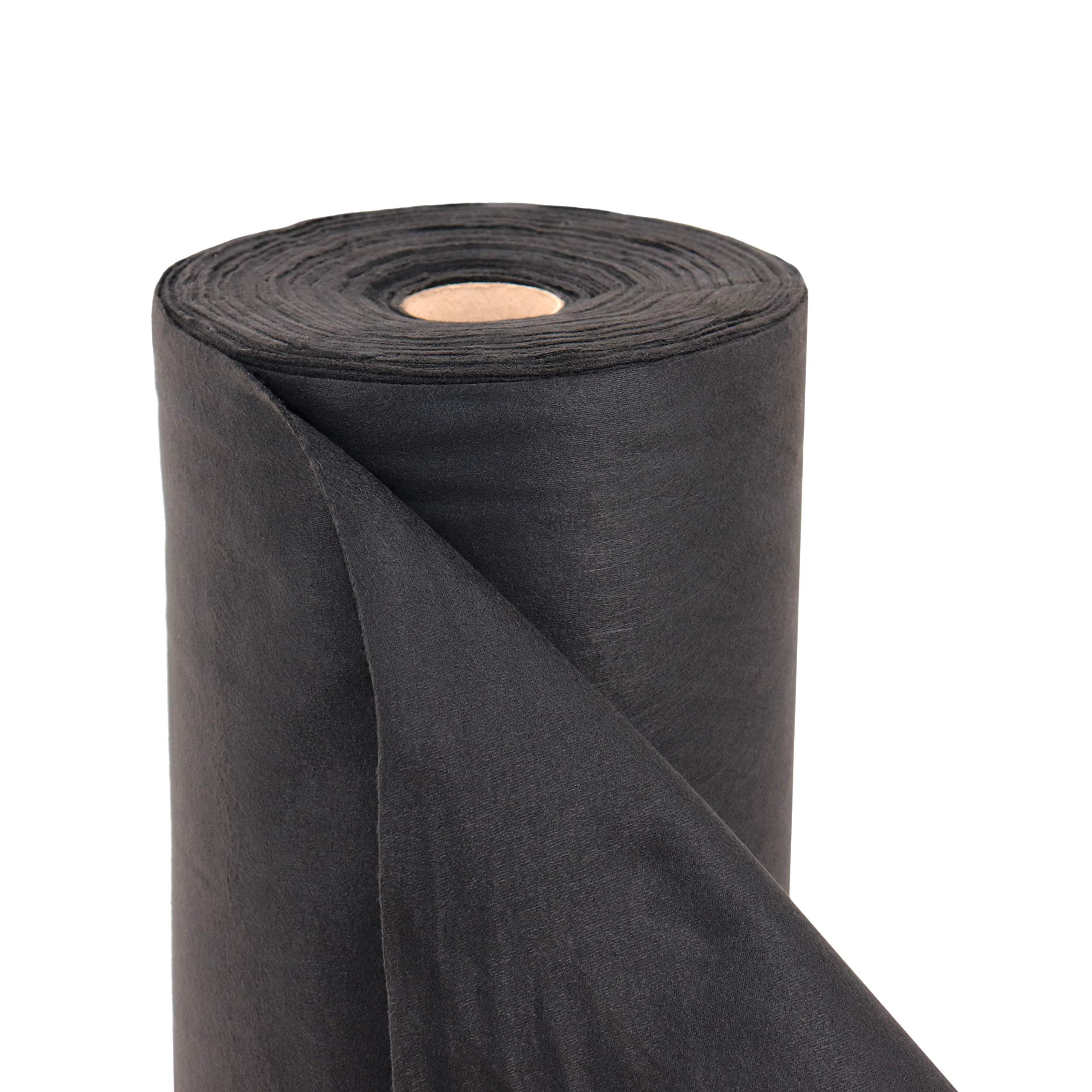 Aquagart Unkrautvlies schwarz PES - 150g I Unkrautschutzfolie für Garten & Hochbeet I Gartenvlies & Unkrautsperre I Wasserdurchlässige Unkrautfolie & Robustes Schutzvlies 15m lang - 1,5m breit