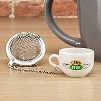 Vista 4 de Paladone Friends Central Perk - Infusor de té de acero inoxidable con cadena