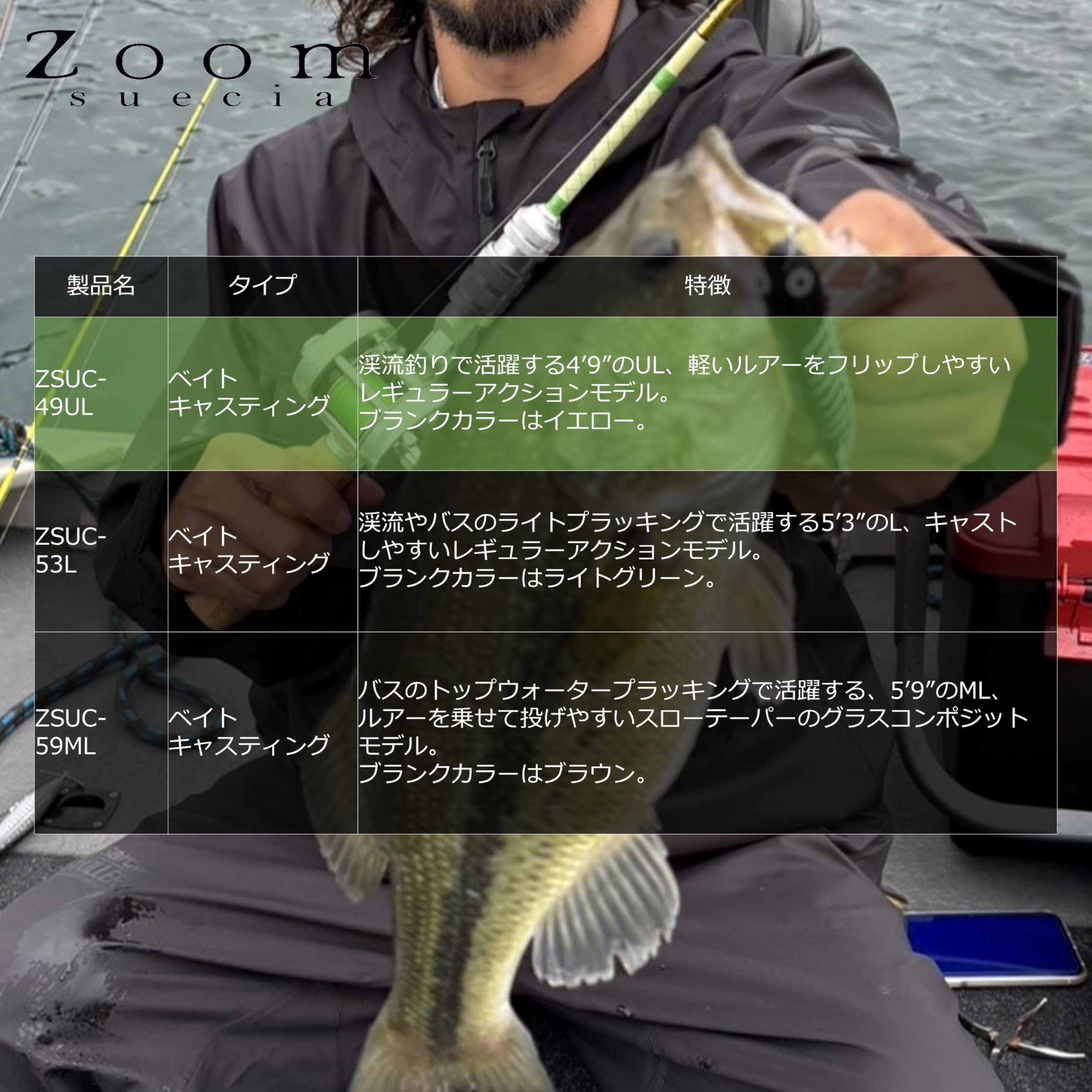 Amazon | Abu Garcia (アブガルシア) ズームスエシア ZSUC-49UL 2