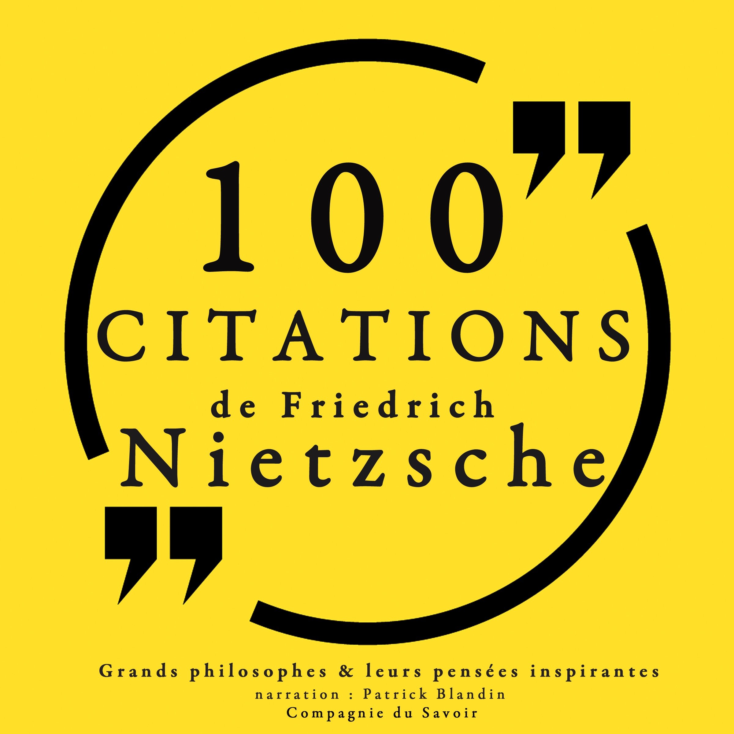 Cover art for 100 citations de Friedrich Nietzsche
