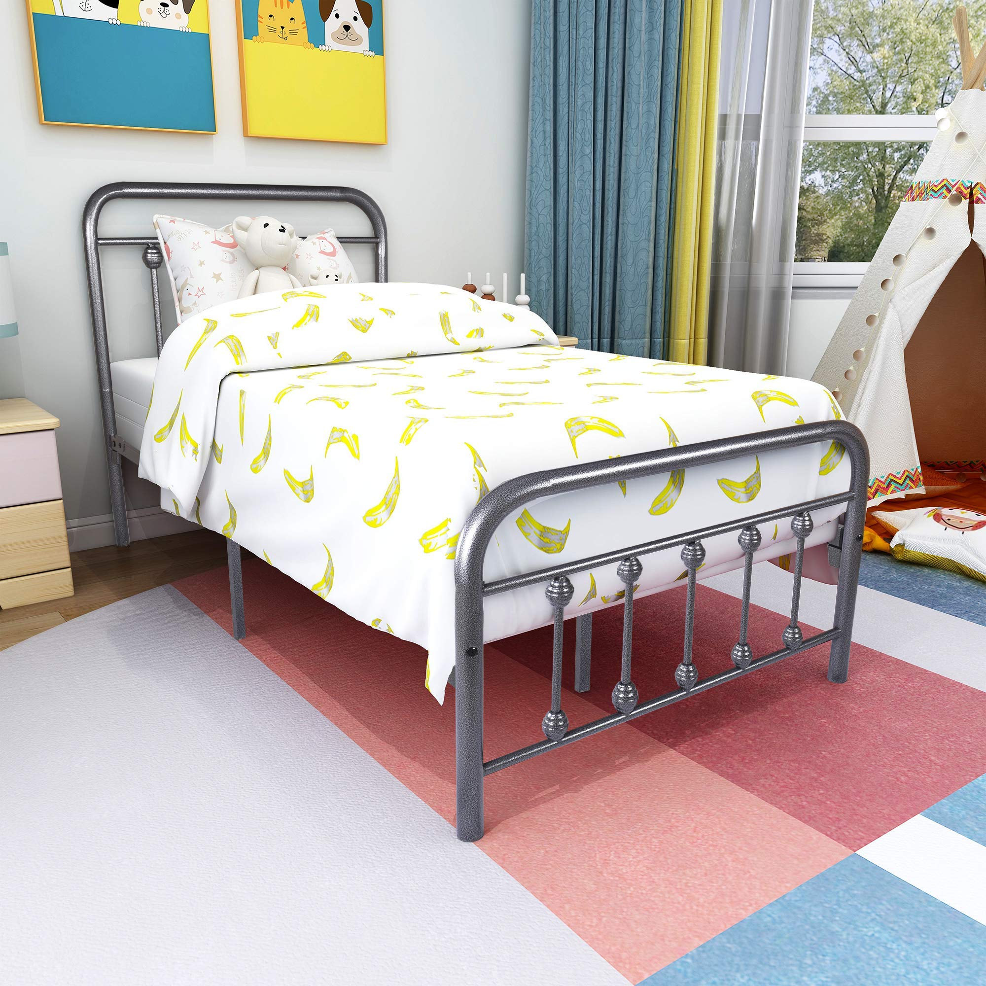 Buy 12 Inch Twin Size Bed Frame / Mattress Foundation / Box Spring