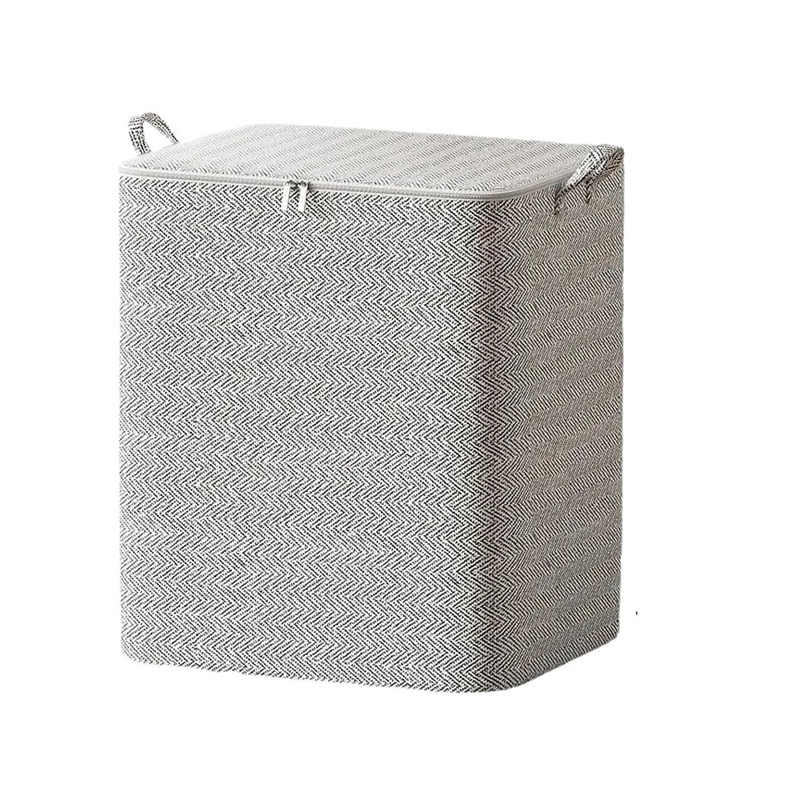 RRYPBOVG Foldable Blanket Storage Bags 3PCS Household Quilt Storage Bag Big Capacity Clothes Blanket Dustproof Organizer Moving Bedroom Sorting Bags Storage Box Accessories(220L)