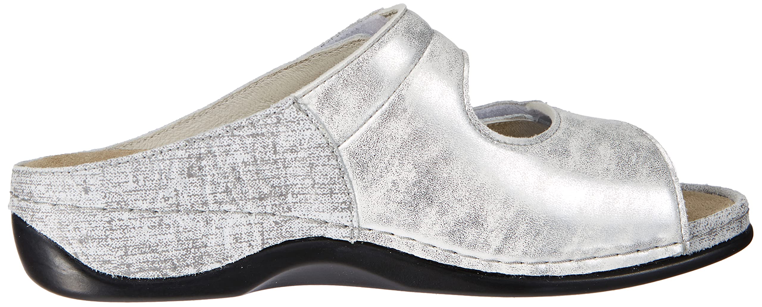 Berkemann Damskie kapcie Janna, Washed Grey Linen, 42 2/3 EU