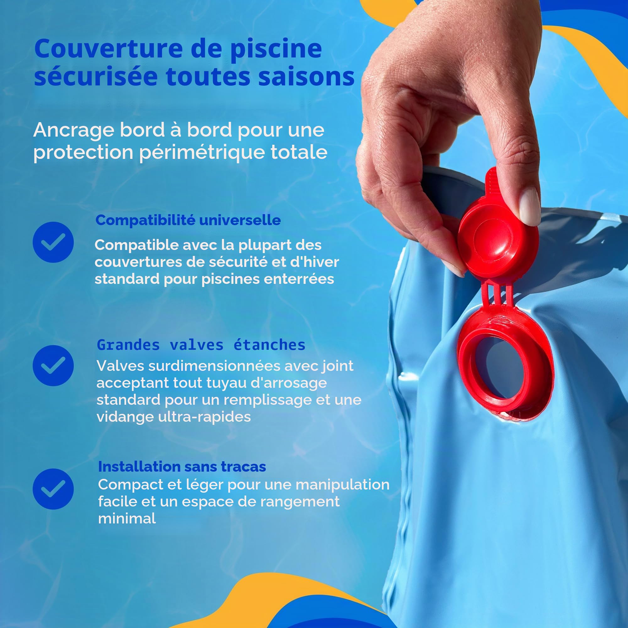 Blue Wave Swimline Rouleau Double Tube de l'eau 5-Pack Bleu