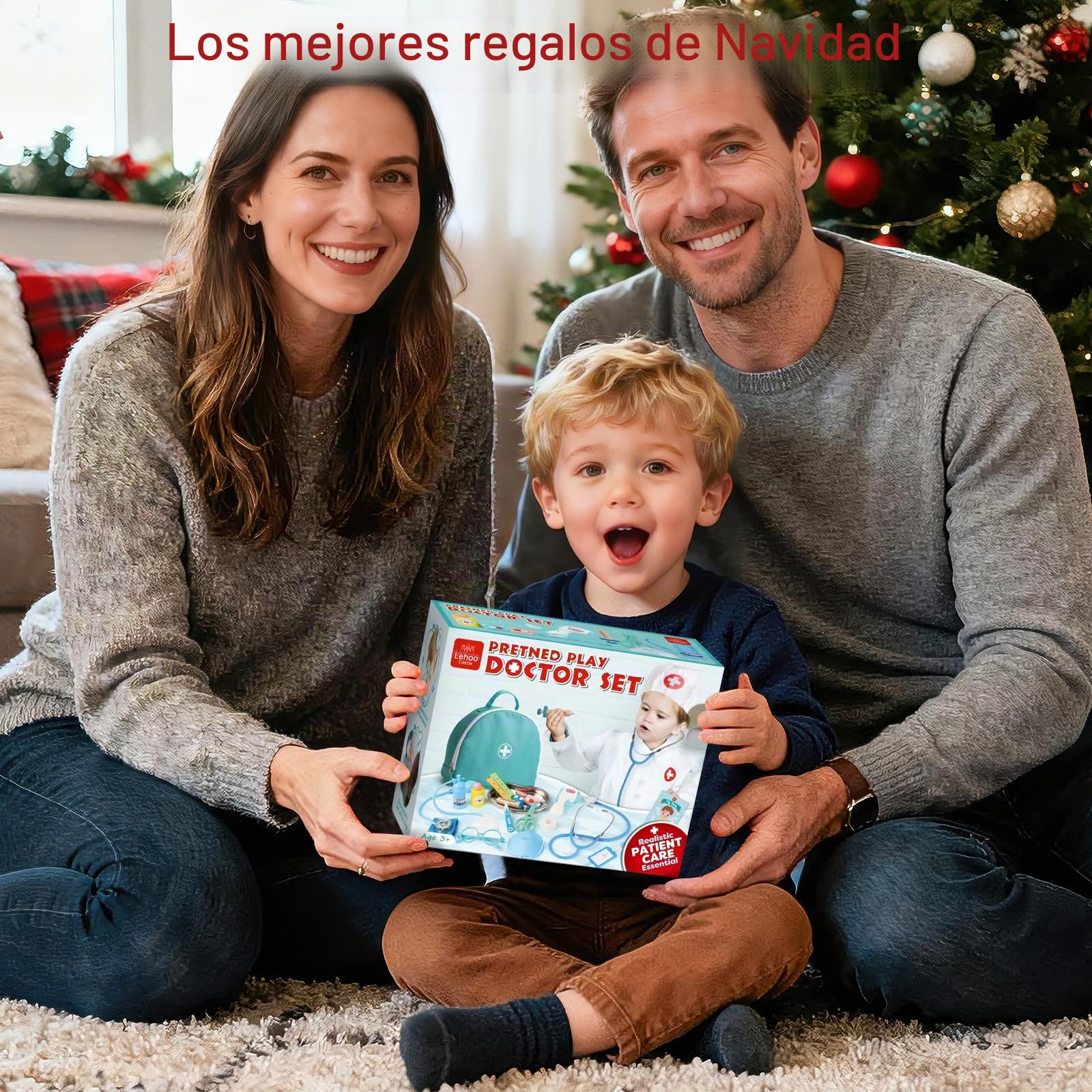 Lehoo Castle Maletin Medicos Juguete, Doctora Juguetes, Maletín Medico Juego de rol, Juegos de Médicos Regalos para Niños y Niñas, Niños A Partir de 3 Años