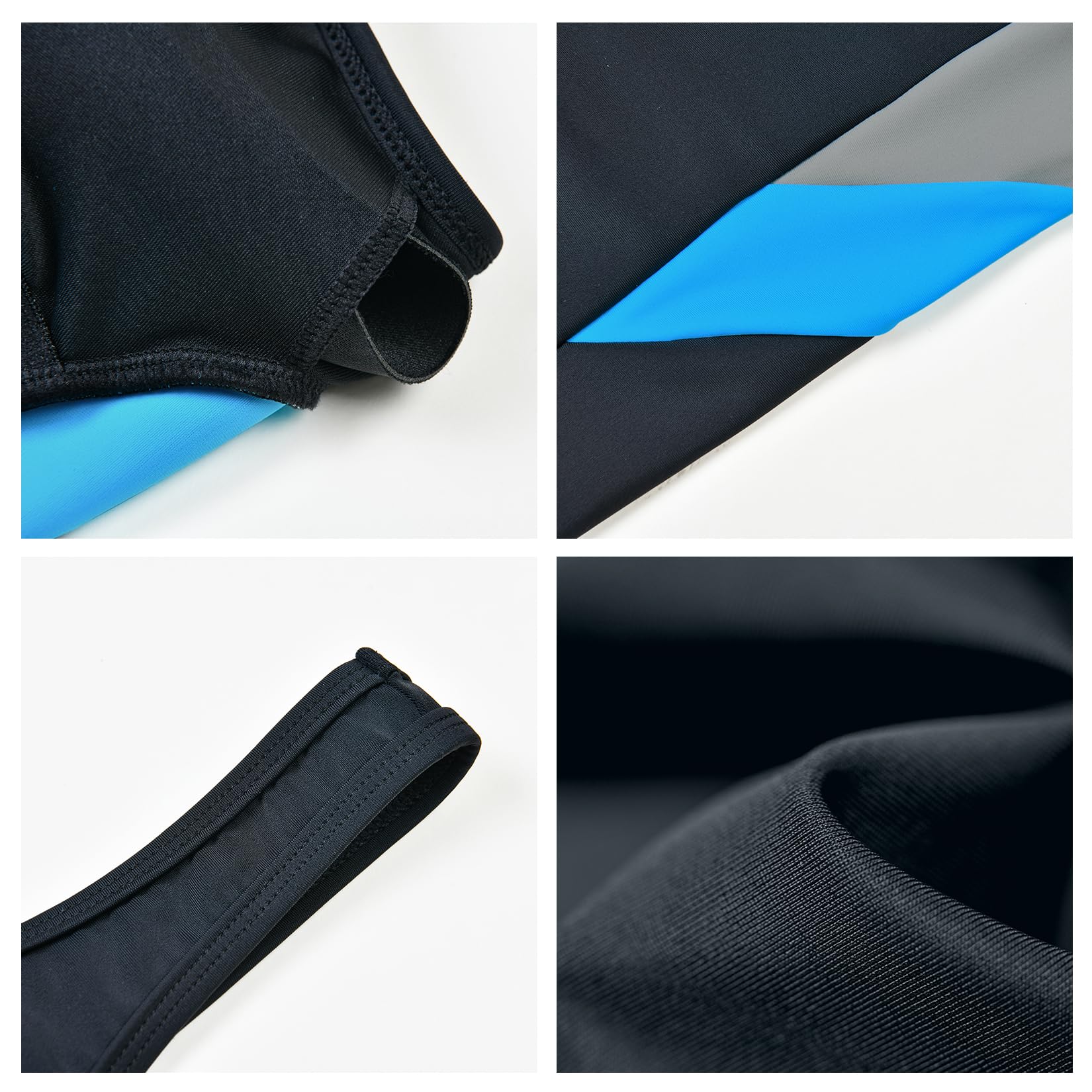 Veranobreeze Costume da Bagno da Donna Costume da Bagno di Un Pezzo Nero Atletico Costume da Bagno Modesto