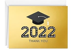 Appreciation Expressed with Hallmark's Class of 2022 Graduation Thank You Cards