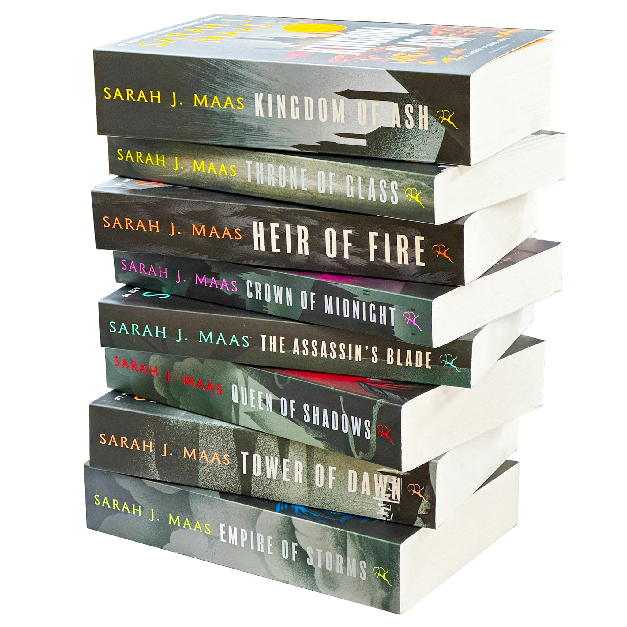 Throne Of Glass Series Collection 8 Books Set By Sarah J