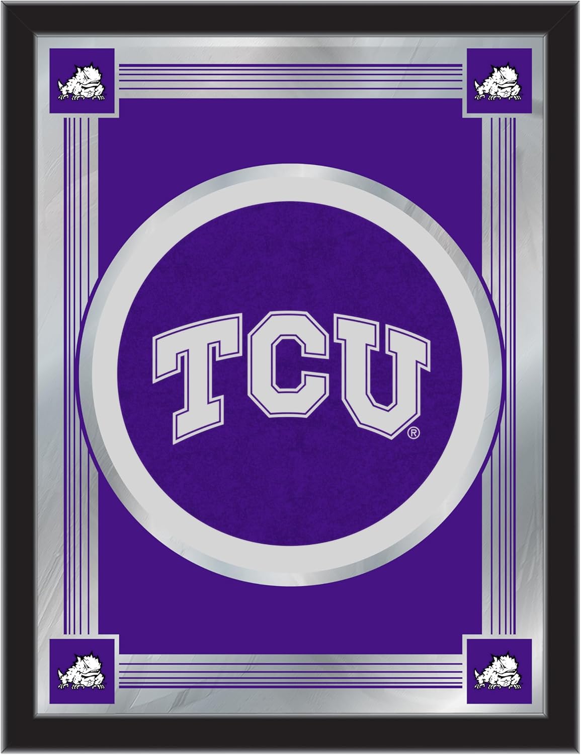 Holland Bar Stool Company TCU 17" x 22" Logo Mirror