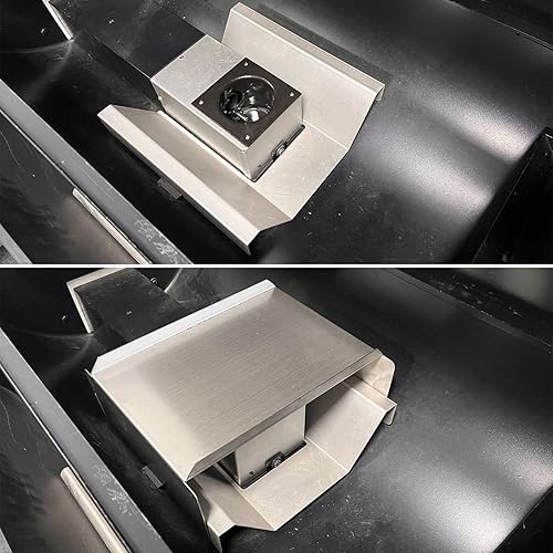 Miniatura 4 de BCA012 Difusor de deflector de calor, olla de quemadura de fuego de acero porcelánico e encendedor para Traeger, Camp Chef, Pit Boss y otras