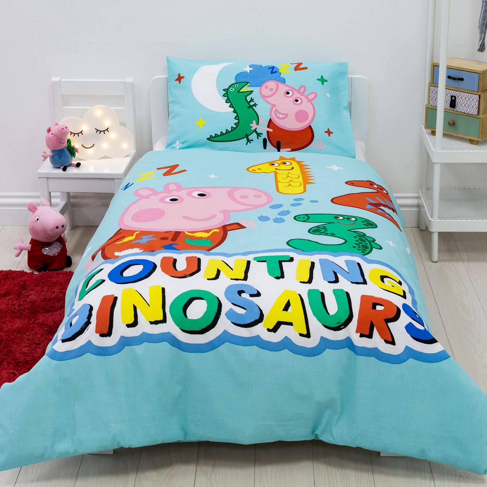 george dinosaur bedding