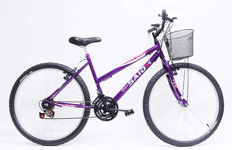 Bicicleta Aro 26 Feminina De Passeio 18 Marchas Saidx
