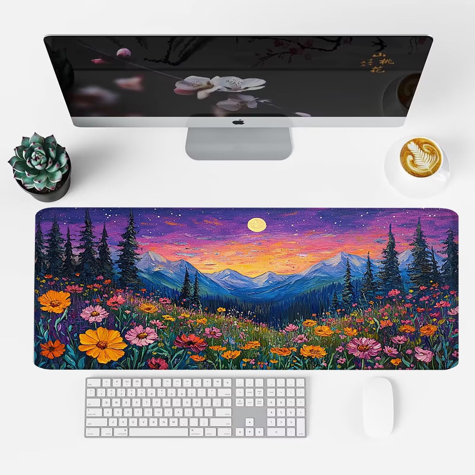 Podkładka pod mysz, podkładka pod mysz XXL 1200 x 600 podkładka pod mysz dla graczy, wodoodporna gumowa podstawa, duża podkładka pod mysz do gier na biurko szyte krawędzie wodoodporna antypoślizgowa