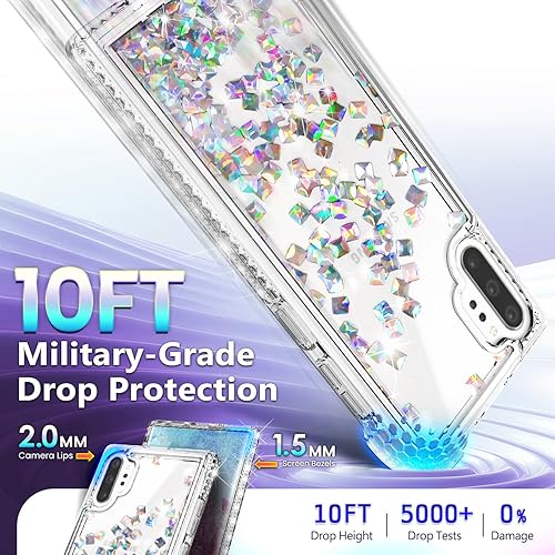 Miniatura 79 de NGB Supremacy Funda compatible con Samsung Galaxy S22 Plus (5G de 6.6 pulgadas) con protector de pantalla (cobertura máxima, TPU flexible), soporte