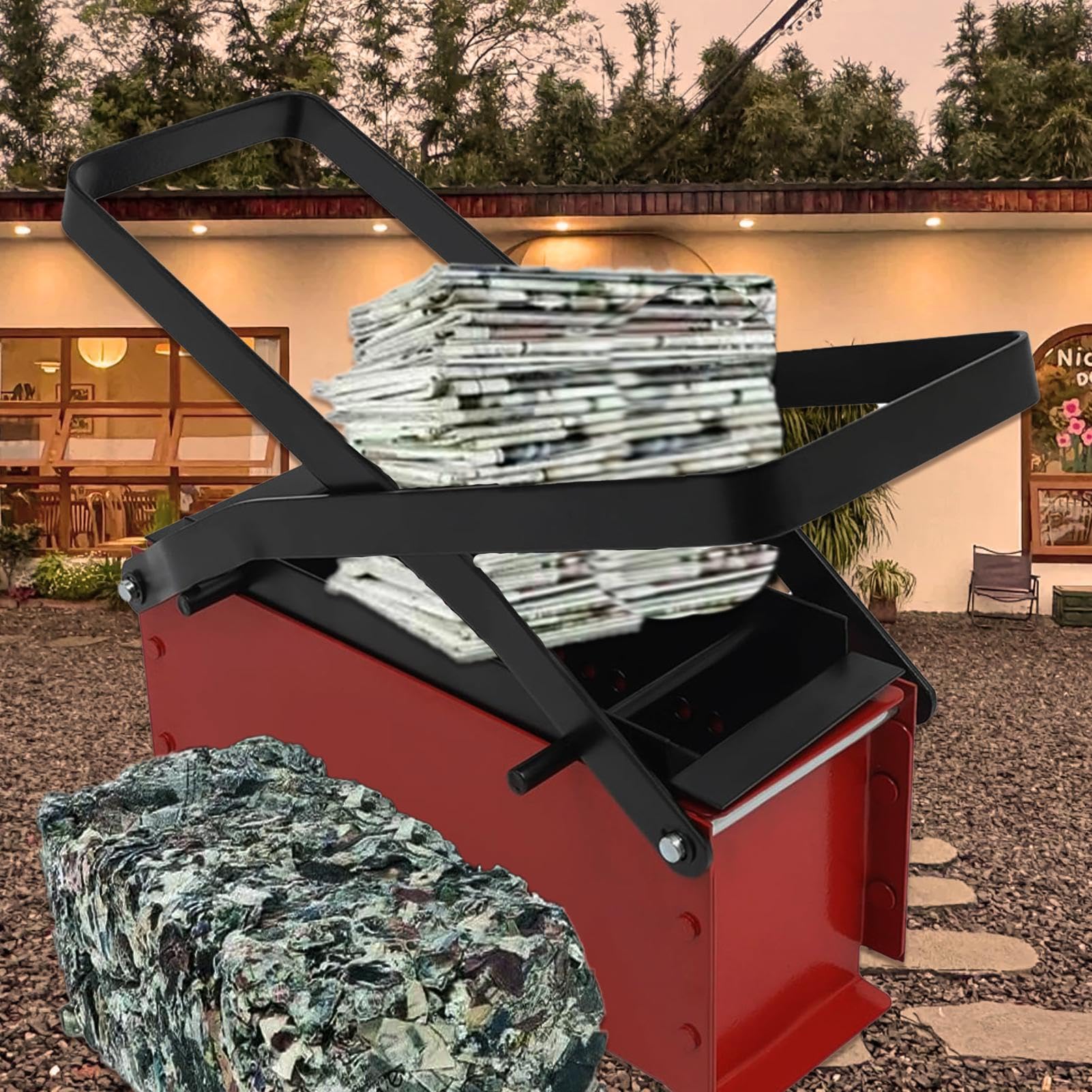 Producent cegieł papierowych, Producent cegieł papierowych Porowaty projekt | Producent cegieł z makulatury Porowaty projekt Eco Recykling dla gazet Gazety Odpady w domu