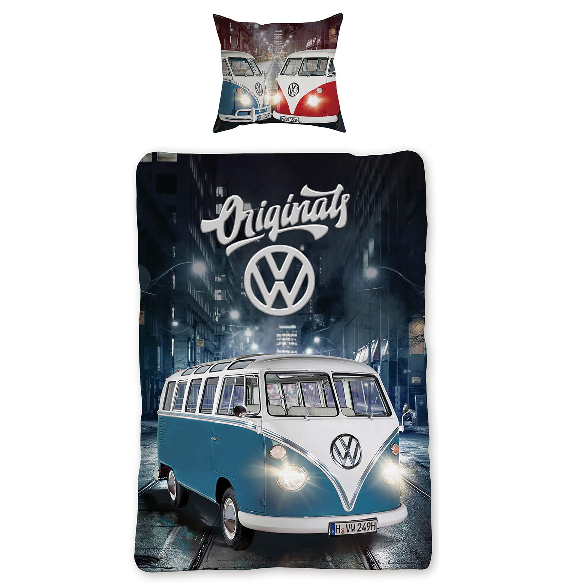 BERONAGE Zerbino Volkswagen Bulli Original – 50x70 Cm, Antiscivolo In PVC, Per Interni/Esterni, Facile Da Pulire