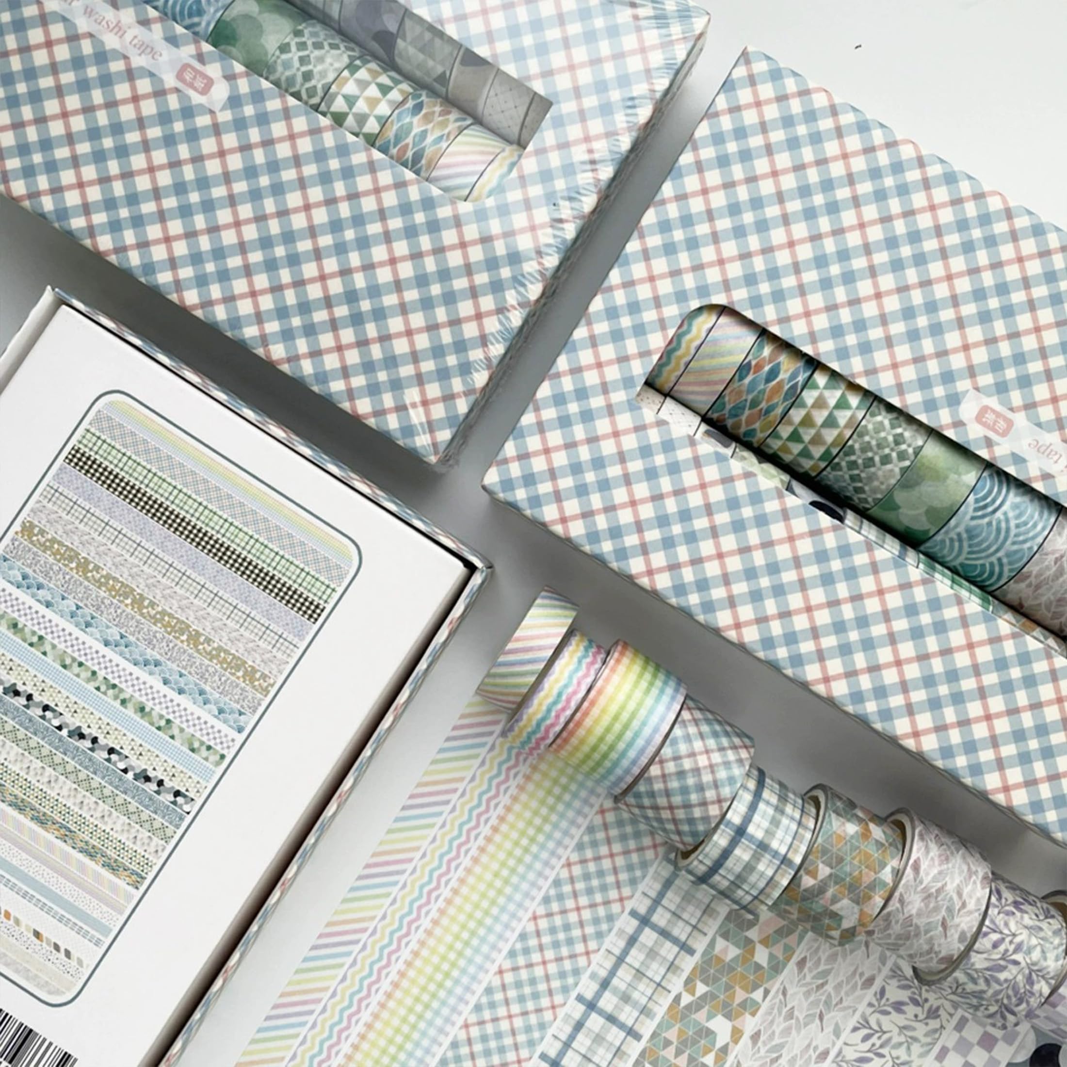 7 Rotoli Di Nastro Washi Colorato - Adatti Per Il Fai Da Te E Per Decorazioni In Classe Ecc 13 Metri X 25 Millimetri 79970046