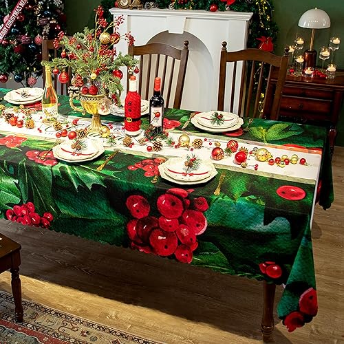 Miniatura 10 de Mantel del Día de San Patricio con trébol irlandés verde, 60 x 84 pulgadas, rectangular, impermeable, decorativo, impreso, para cocina, uso en