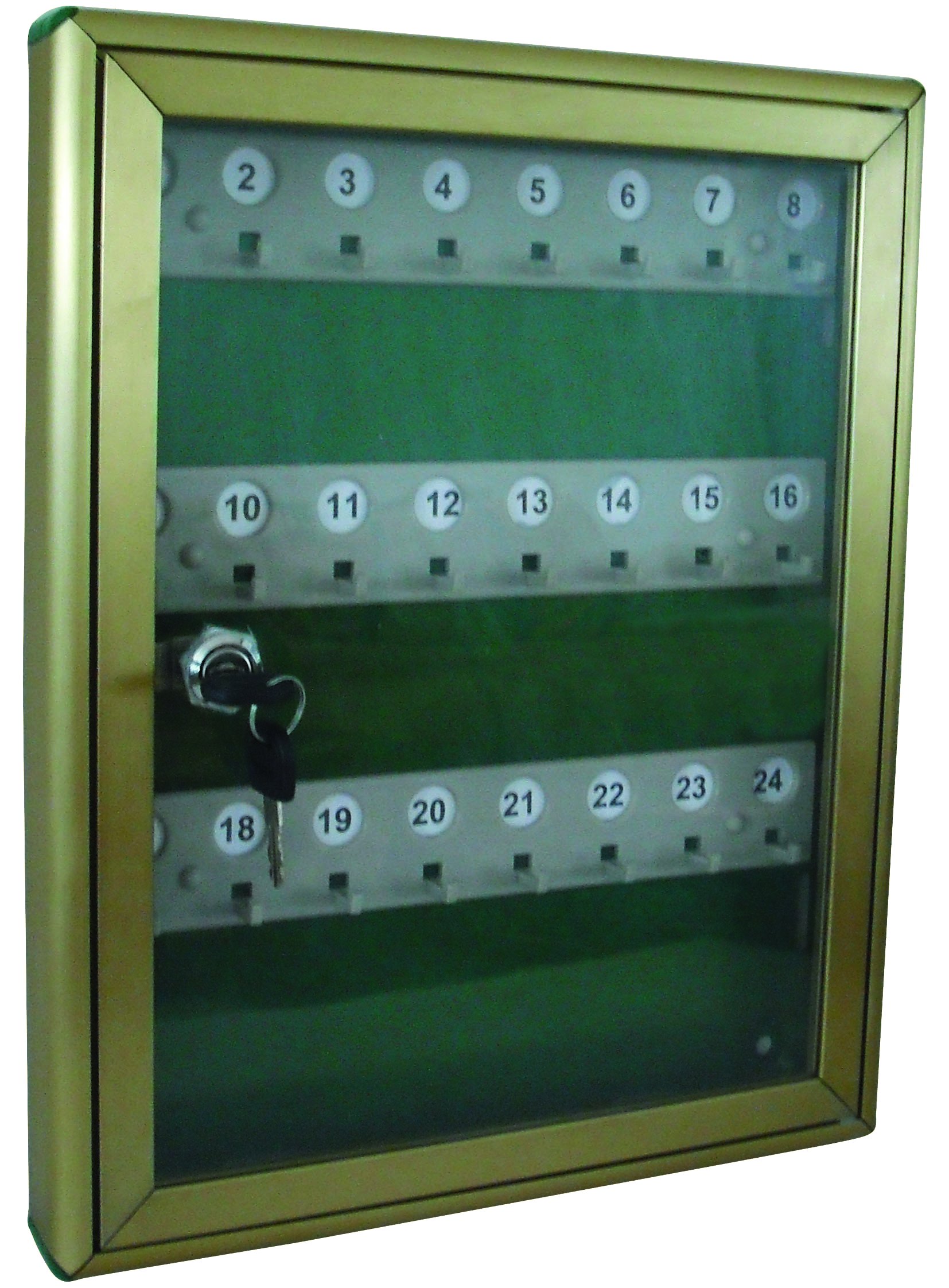 Blinky 26235-24 Bacheca Portachiavi in Alluminio con 24 Posti, 29x37x4 cm